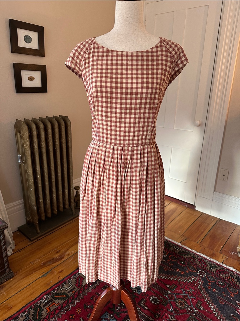 Retro ModCloth gingham summer dress